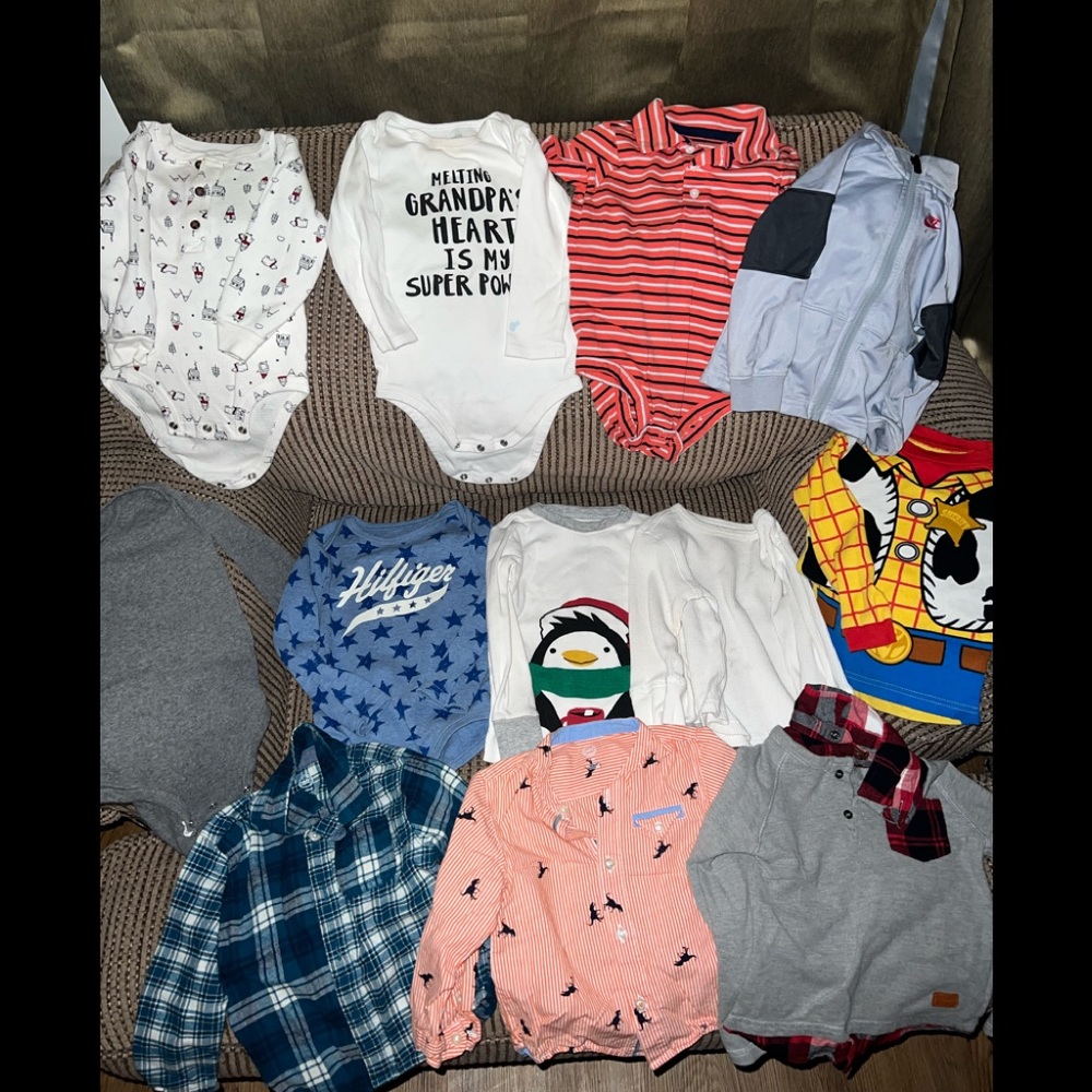 Bundle baby boy cloths size 18-24 months
